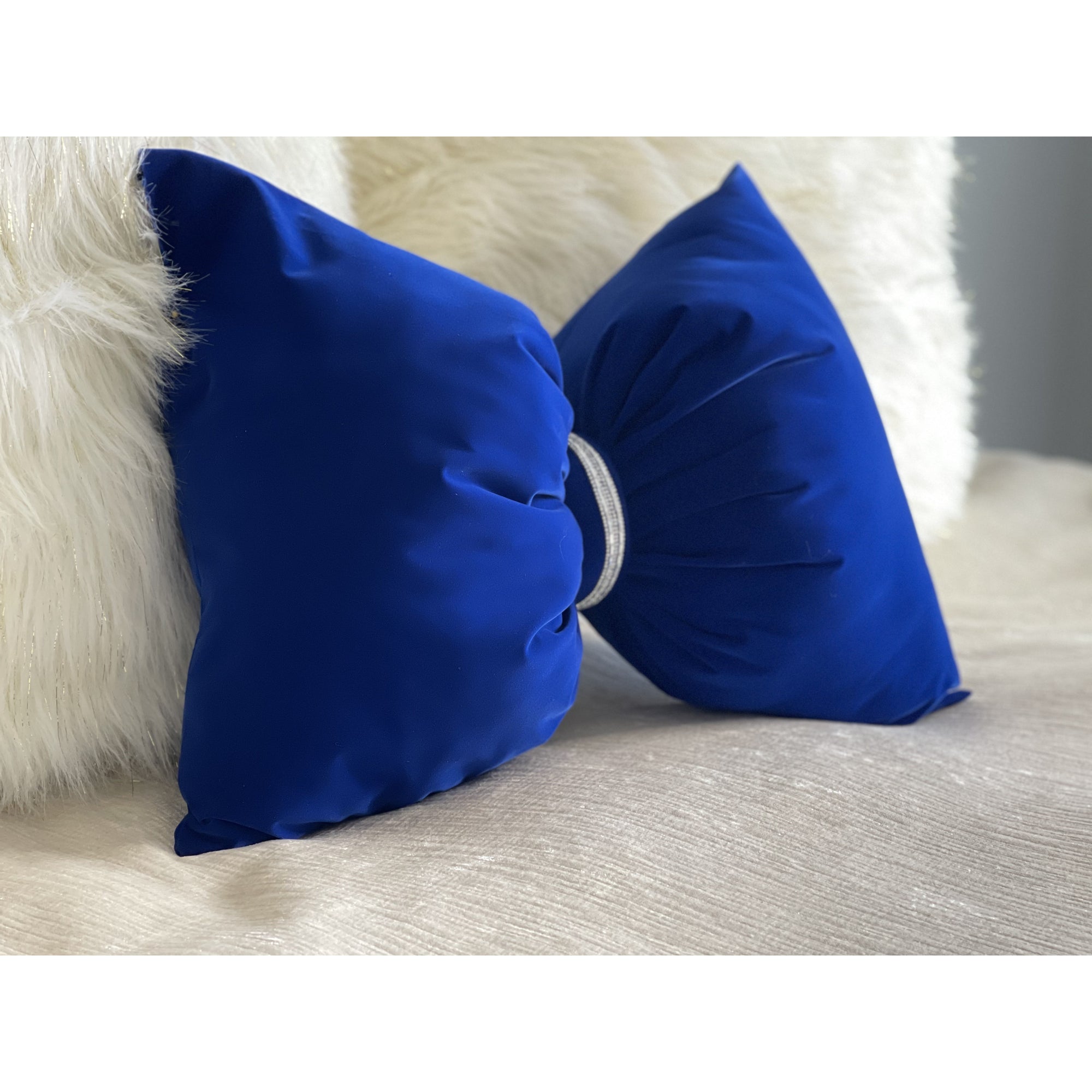 royal blue/ velvet prayer pillow